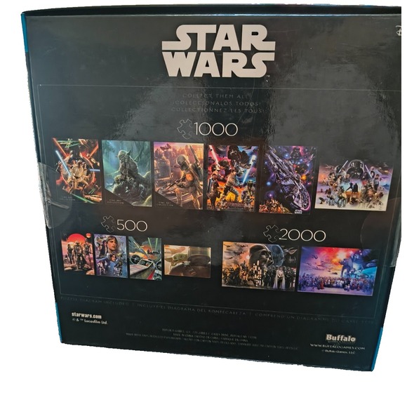 Star Wars The Force Is With You Young Skywalker 1000 Piece Buffalo Puzzle (New) - Picture 2 of 4